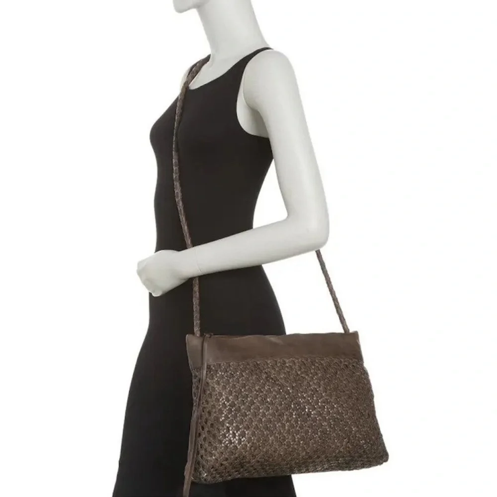 NWT Hobo Daydream Leather Crossbody Bag in Dark Umber - Picture 2 of 9